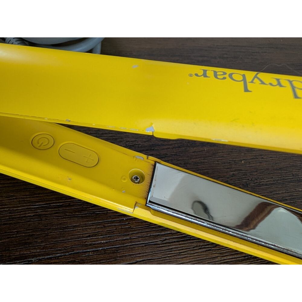 Drybar The Tress Press 1" Flat Iron Hair Straightener Yellow Titanium - Picture 10 of 12